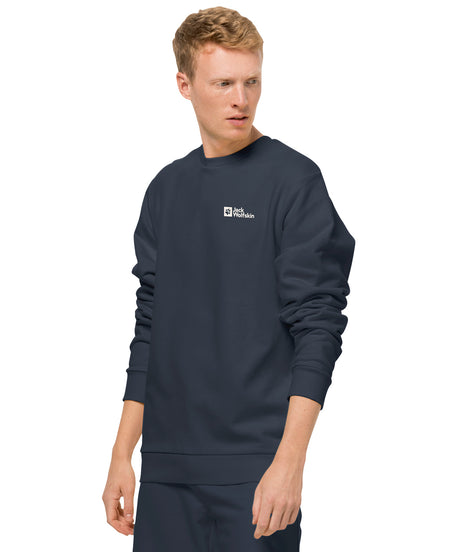 Essential Crew Neck Jumper - Night Blue