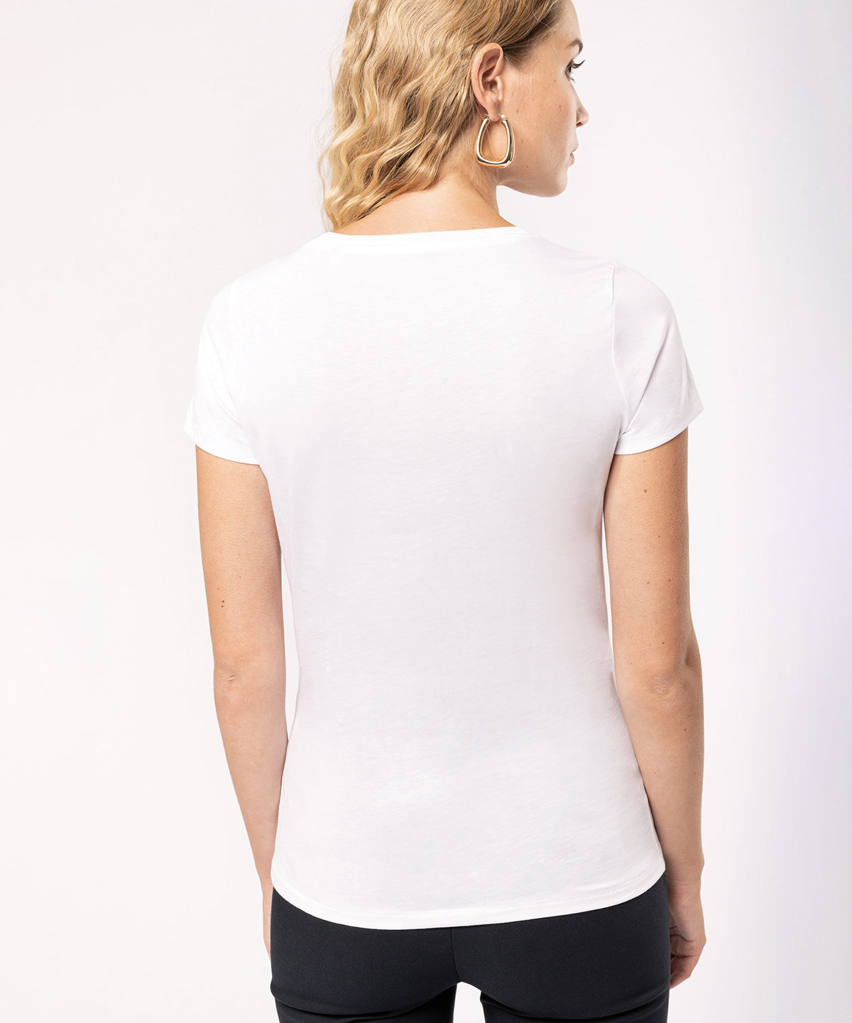 Soft Cotton Crew Neck T-Shirt for Women - White