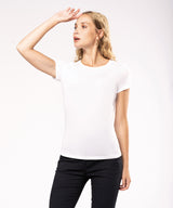 Soft Cotton Crew Neck T-Shirt for Women - Black