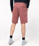 Men's washed effect Bermuda shorts