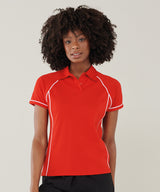 Women's Performance Polo - White/White