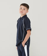 Kids Performance Polo - Navy/Navy