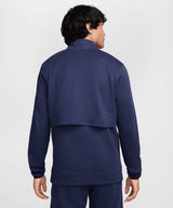 Nike - Nike Tour half-zip piqué top - Midnight Navy/White