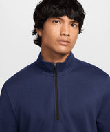 Nike - Nike Tour half-zip piqué top - Midnight Navy/White