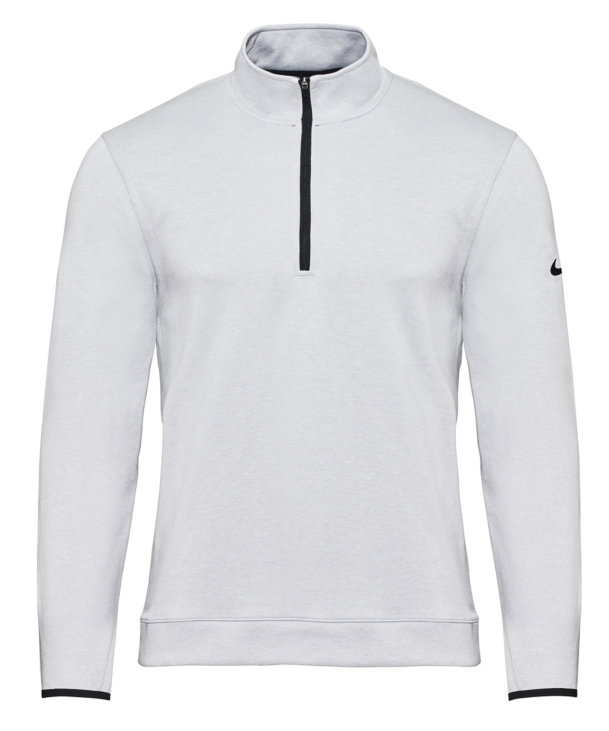 Nike - Nike Tour half-zip piqué top - Light Smoke Grey/Black