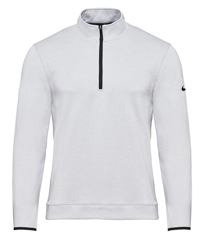 Nike - Nike Tour half-zip piqué top - Light Smoke Grey/Black