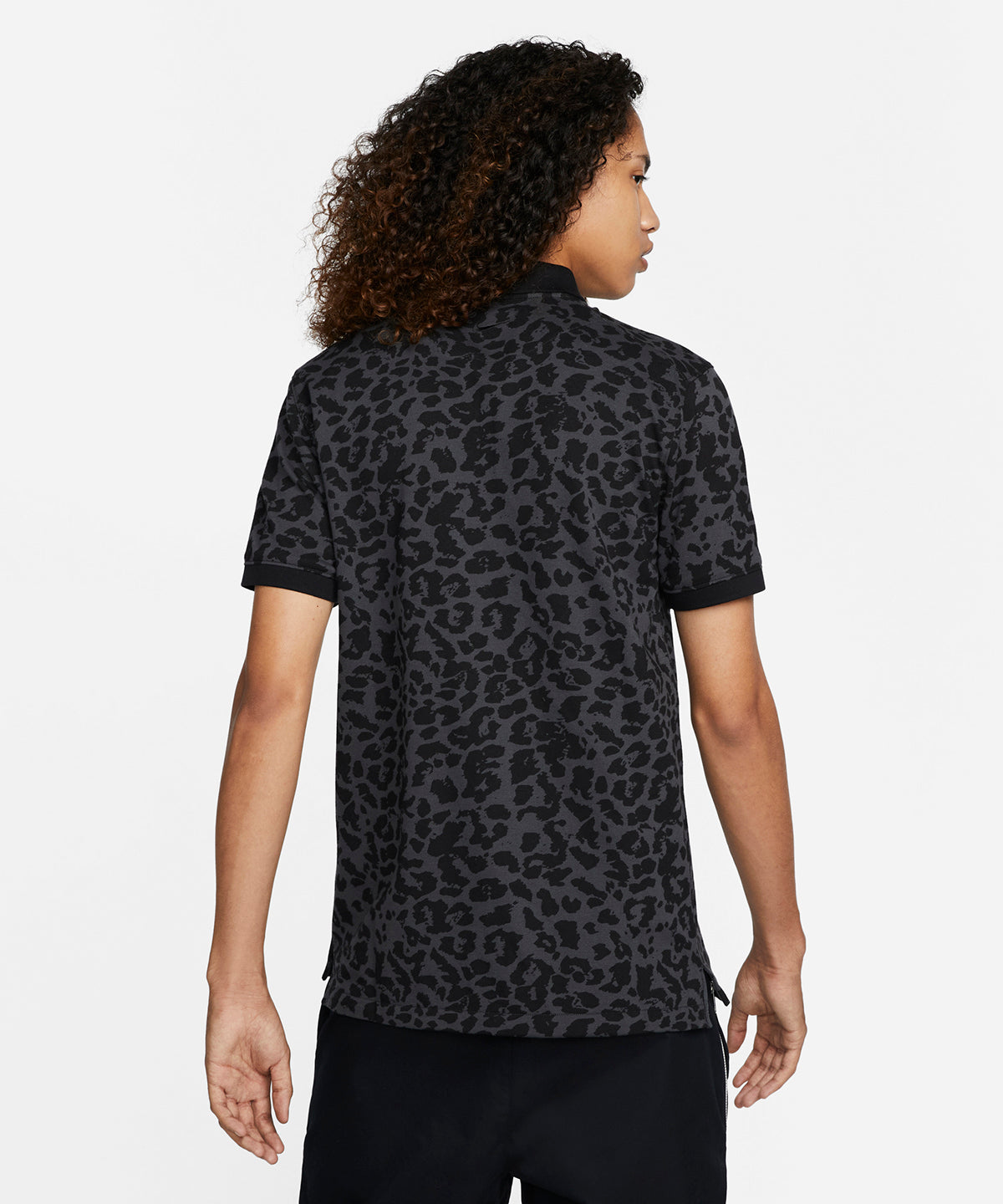 Nike - Nike polo golf primal print slim - Smoke Grey/Black