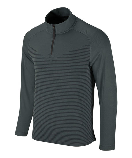 Nike - Nike Vapor half-zip top - Black/Dark Smoke Grey/Black