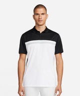 Nike - Nike Victory colour block polo - White / Light Smoke Grey / Black / Black