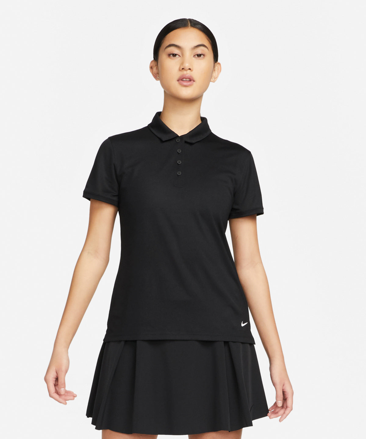 Nike - Women’s Nike victory solid polo - Black/White