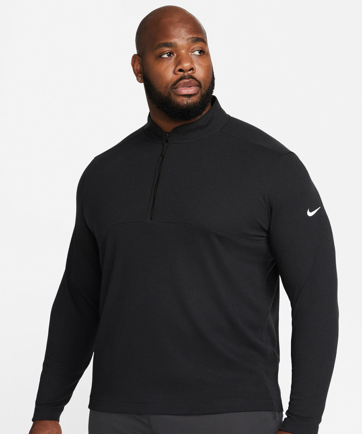 Nike - Nike Victory half-zip top - Black/Black/White