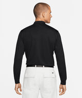 Nike - Nike Dri-FIT Victory solid long sleeve polo - Black/White