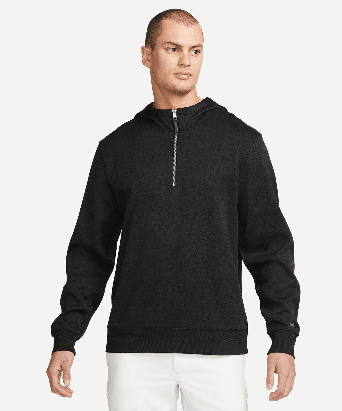 Nike - Nike Dri-FIT player hoodie - Black / Black / Black / Brushed Silver