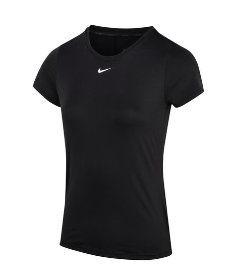 Nike - Women’s Nike One Dri-FIT short sleeve slim top - Black/White