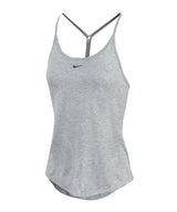 Nike - Women’s Nike One Dri-FIT Elastika standard fit tank - Particle Grey/Heather/Black