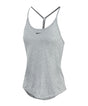 Nike - Women’s Nike One Dri-FIT Elastika standard fit tank - Particle Grey/Heather/Black