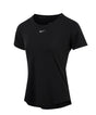 Nike - Women’s Nike One Luxe Dri-FIT short sleeve standard fit top - Black/Reflective Silver