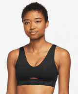 Nike - Women’s Nike Dri-FIT indy plunge cutout bra - Black/Dark Smoke Grey