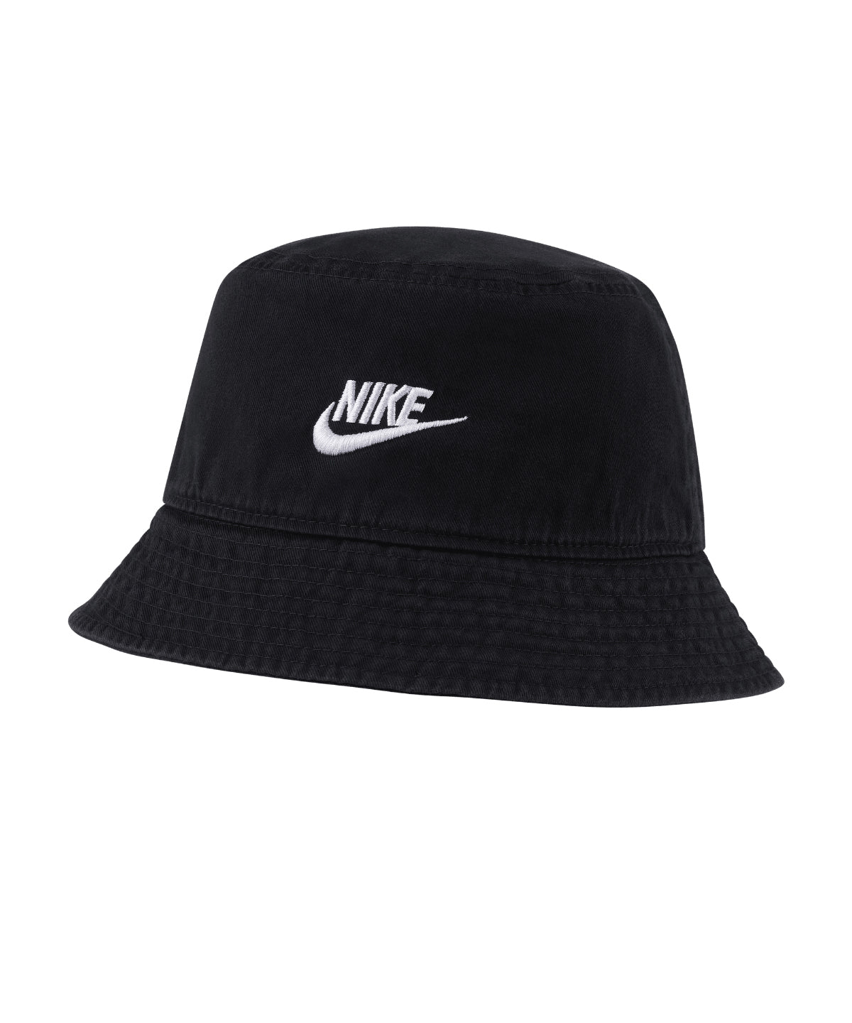 Nike - Nike Sportswear washed bucket hat - Black/White