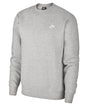 Nike - Nike Club crew - Dark Grey Heather/White