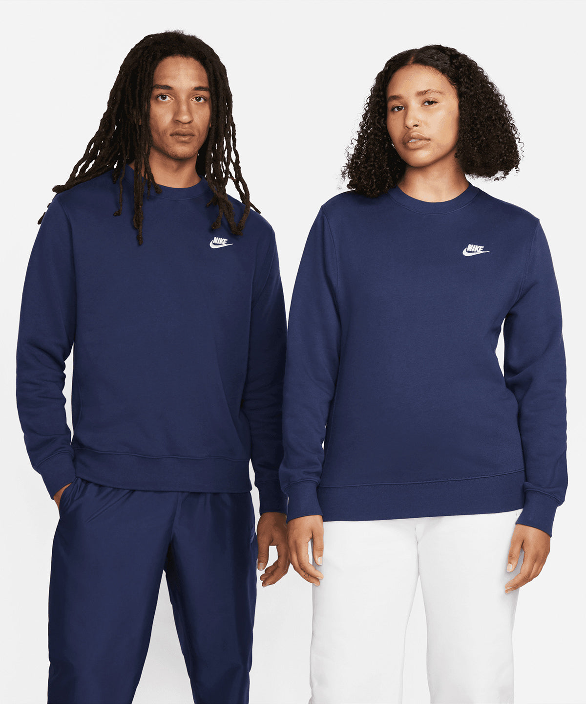 Nike - Nike Club crew - Midnight Navy/White