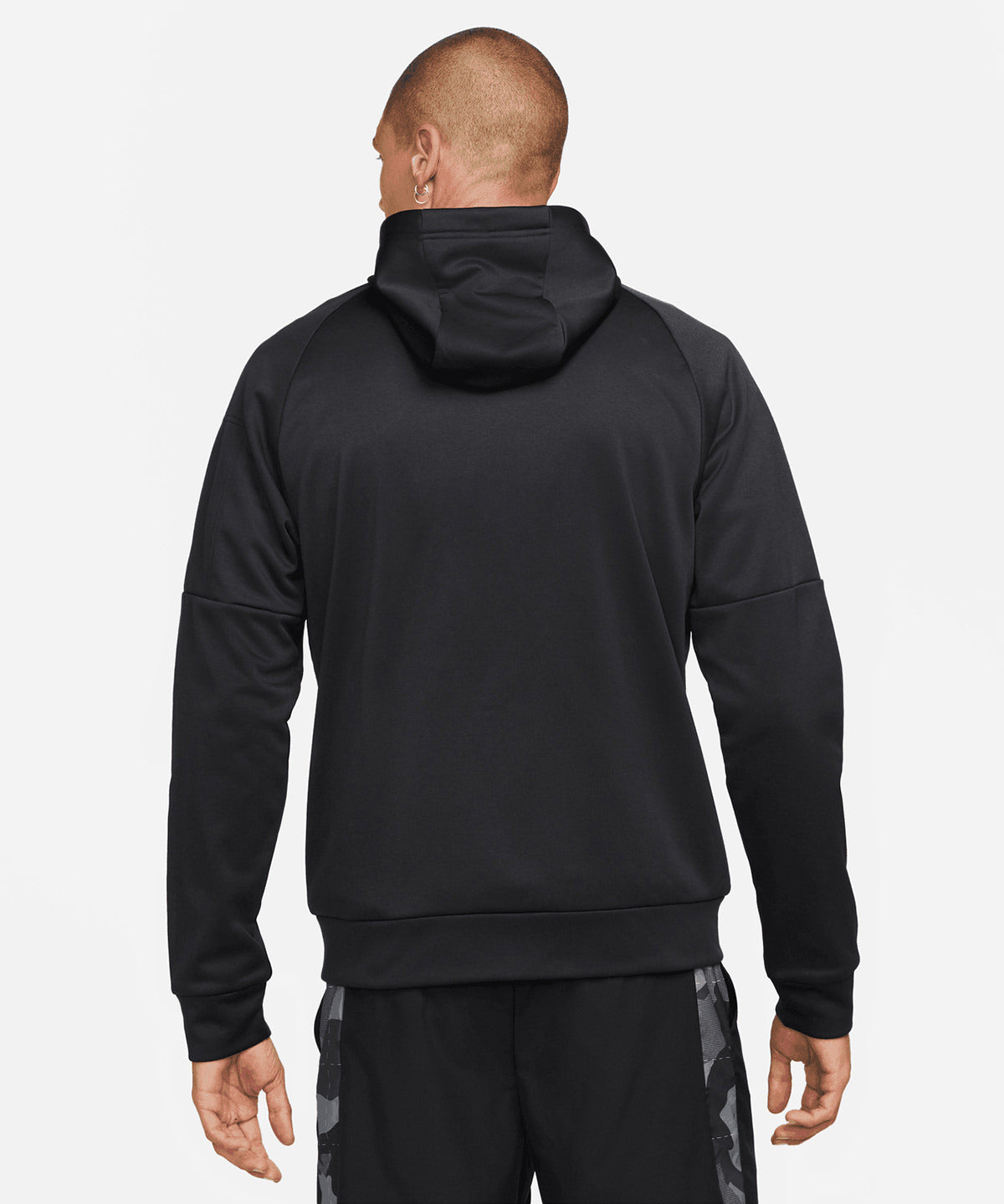 Nike - Nike men’s full-zip fitness hoodie - Dark Grey Heather/ Particle Grey/ Black