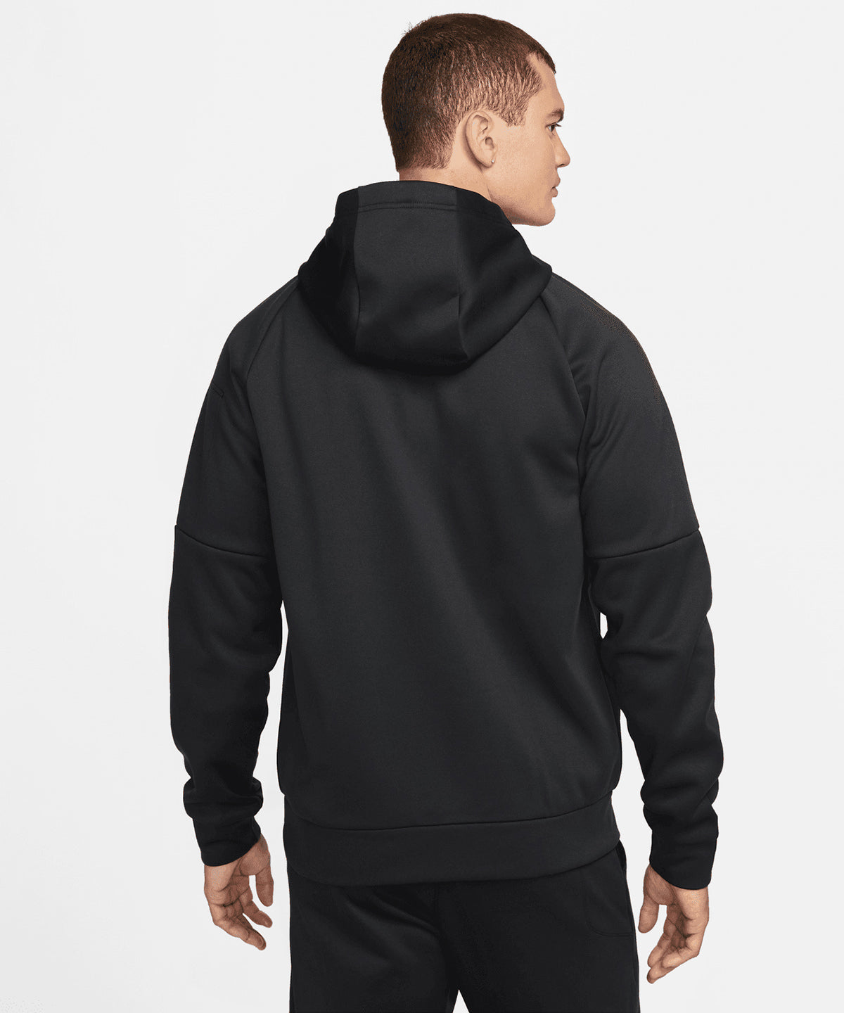 Nike - Nike men’s 1/4 zip fitness hoodie - Black/Black/White