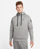 Nike - Nike men’s 1/4 zip fitness hoodie - Black/Black/White