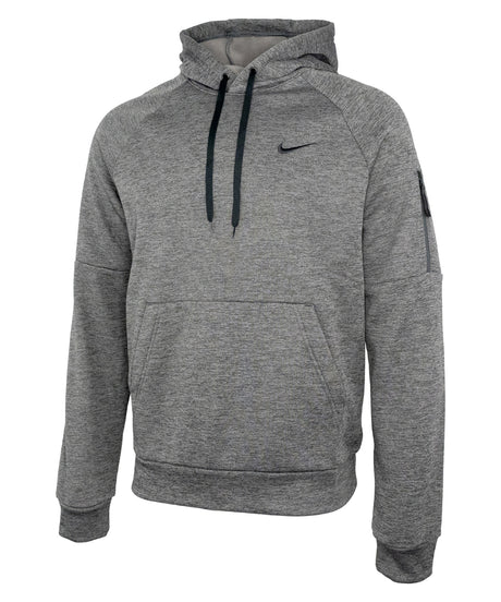 Nike - Nike men’s pullover fitness hoodie - Dark Grey Heather/Particle Grey/ Black