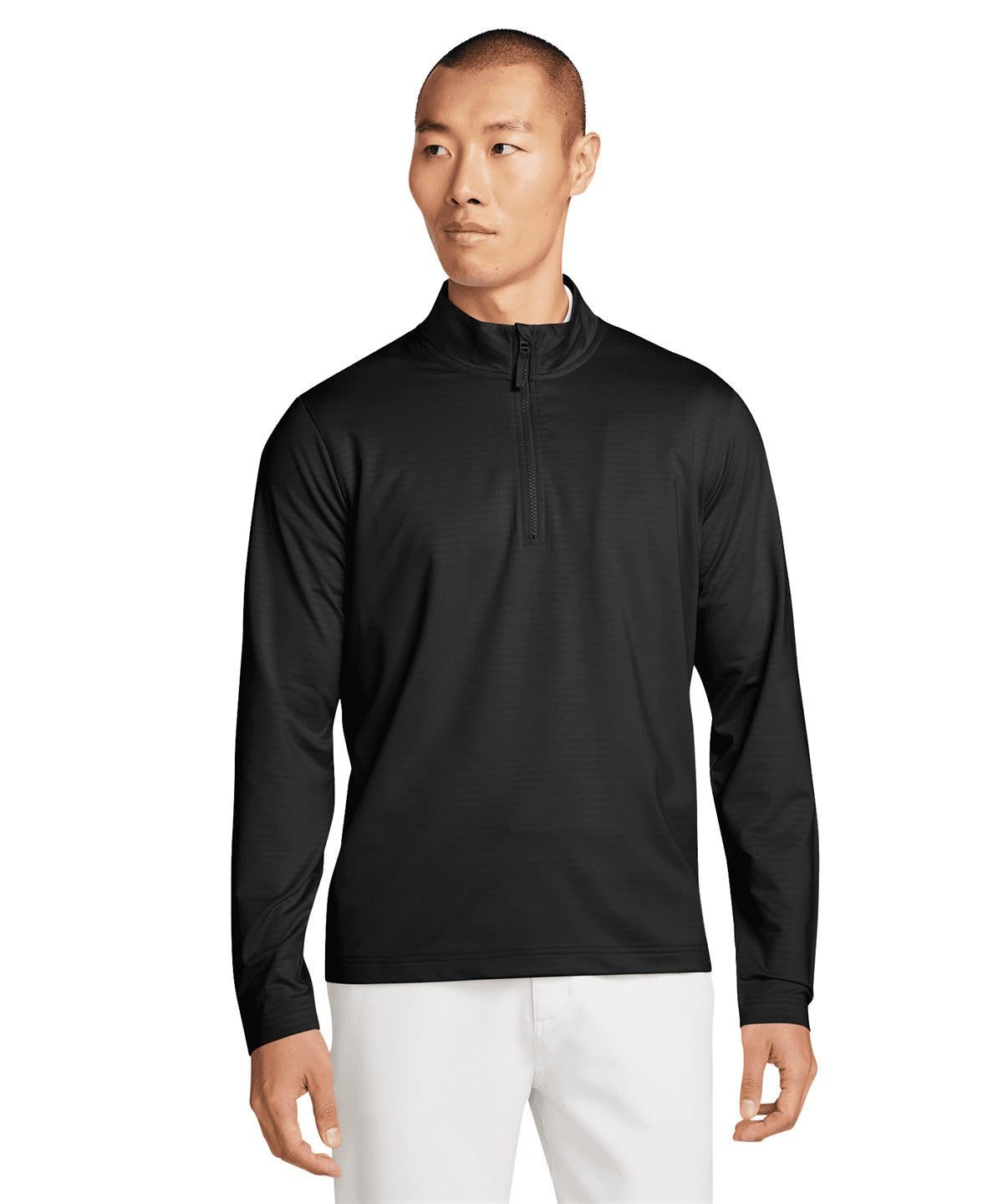 Nike - Nike Dri-FIT Victory half-zip top - Black/White