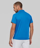 Adults' short-sleeved sports polo shirt