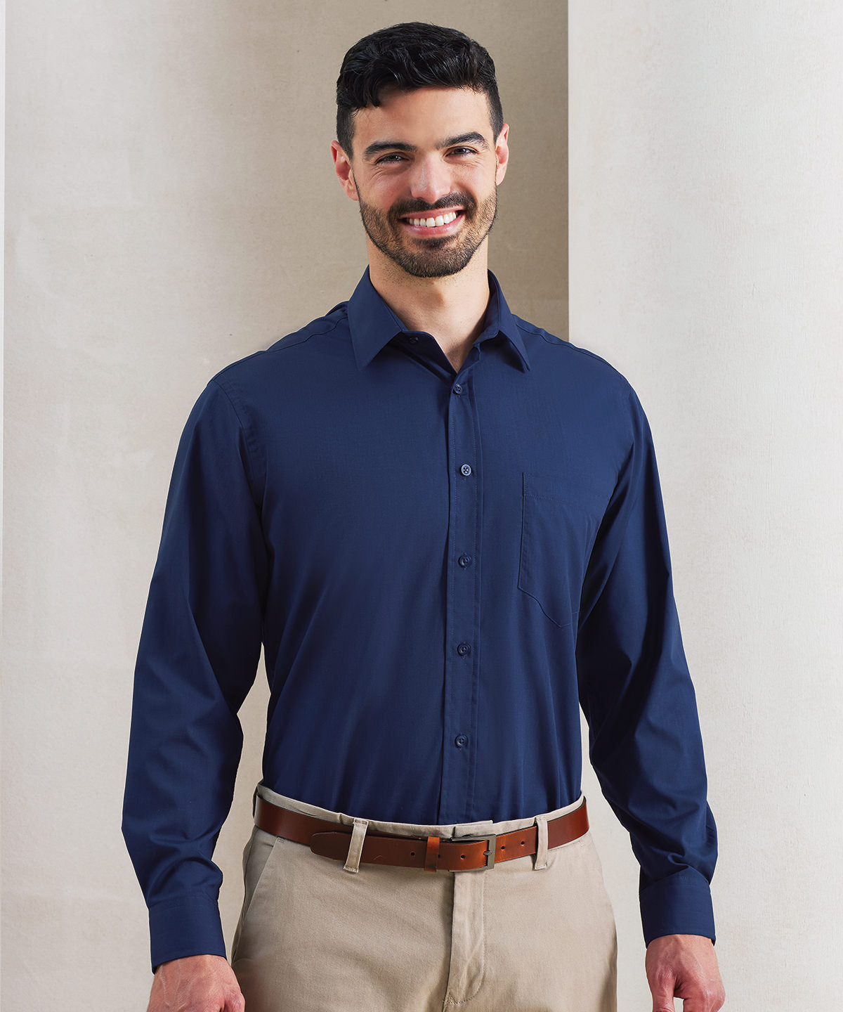 Classic Long Sleeve Shirt - Sapphire