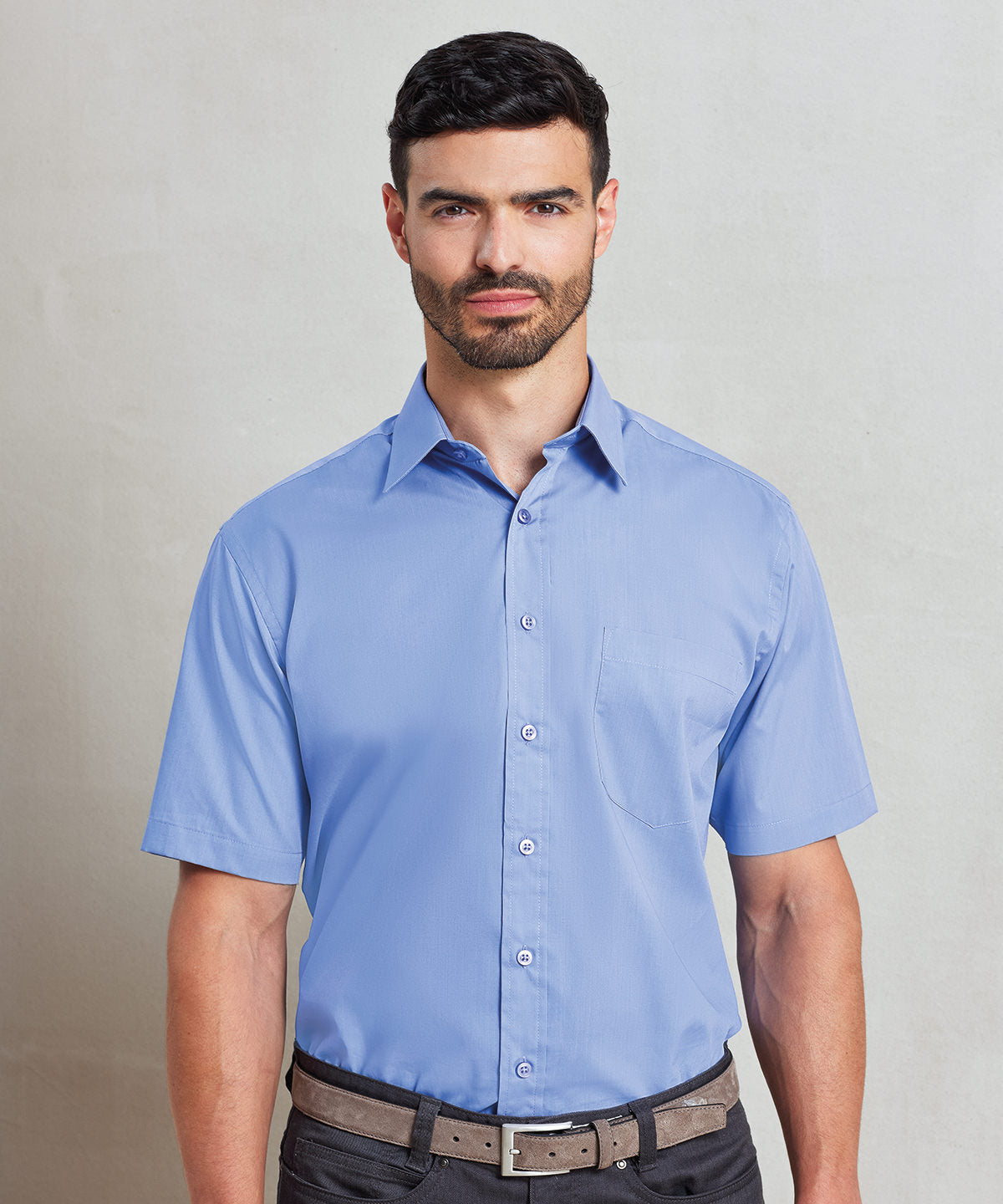 Classic Button-Up Shirt - Sapphire