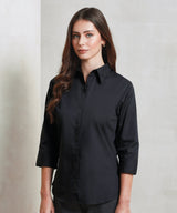 Classic ¾ Sleeve Blouse for Women - Royal