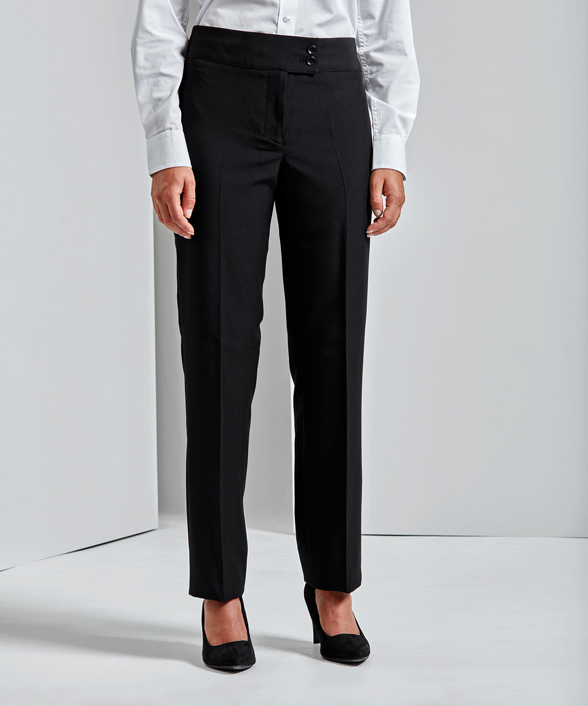 Comfy Classic Straight Leg Pants - Heather Black