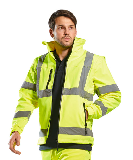 High Visibility Outdoor Jacket - Yellow