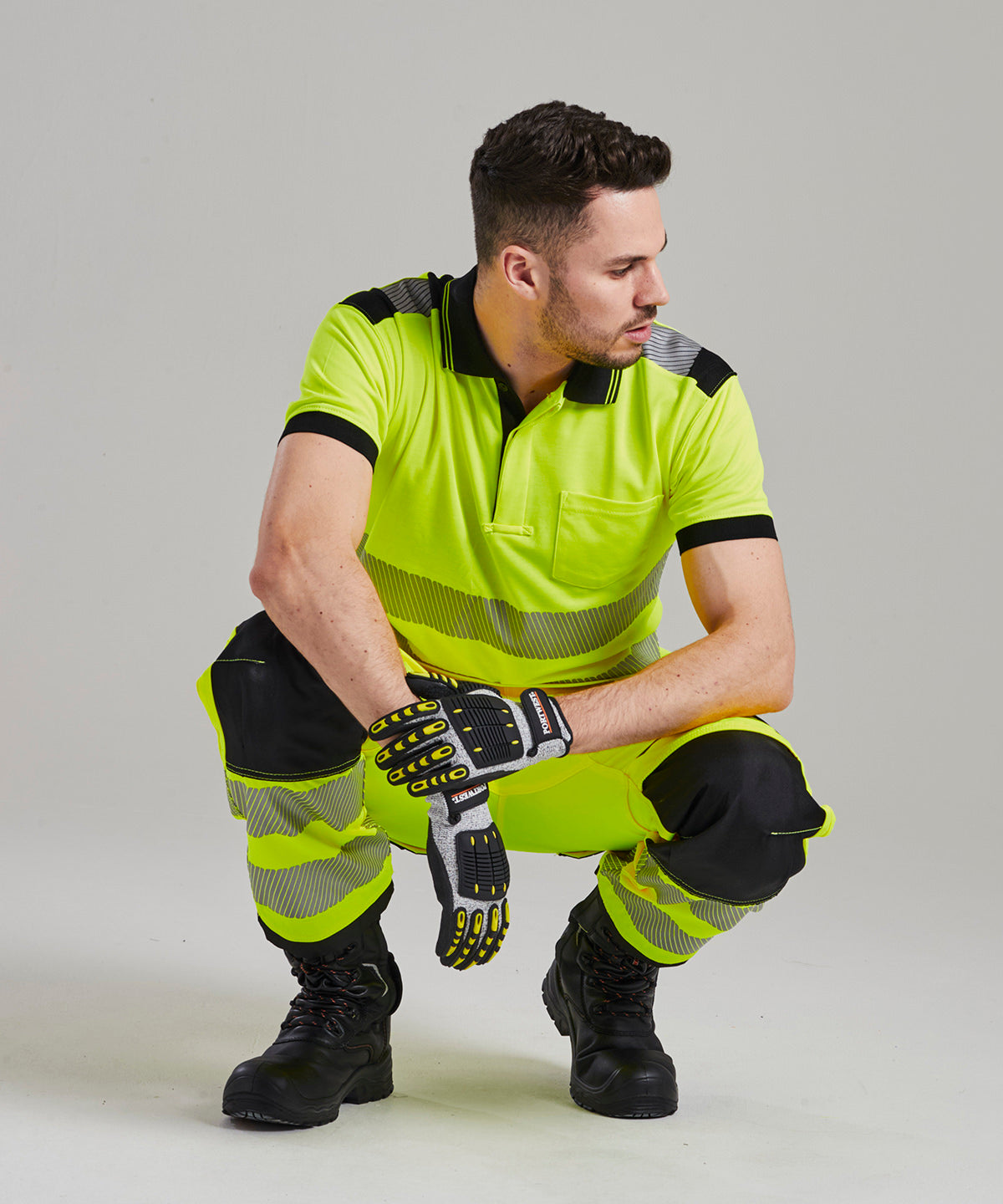 PW3 Hi-vis holster work trousers (T501) regular fit