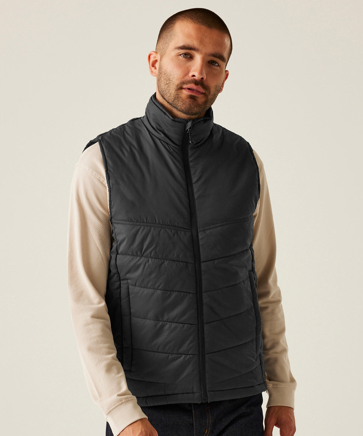 Stage II insulated bodywarmer - Seal Grey