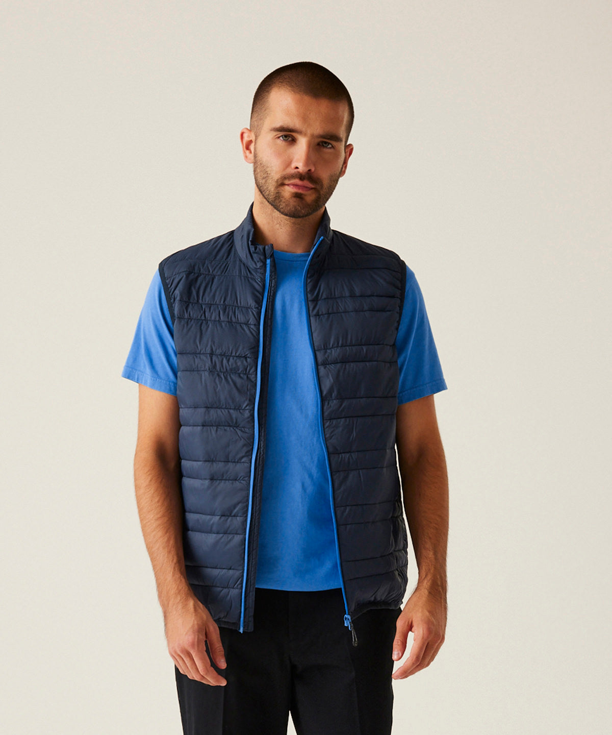 Firedown down-touch bodywarmer - Navy/French Blue