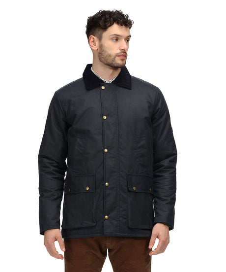 Pensford insulated waxed jacket - Dark Khaki