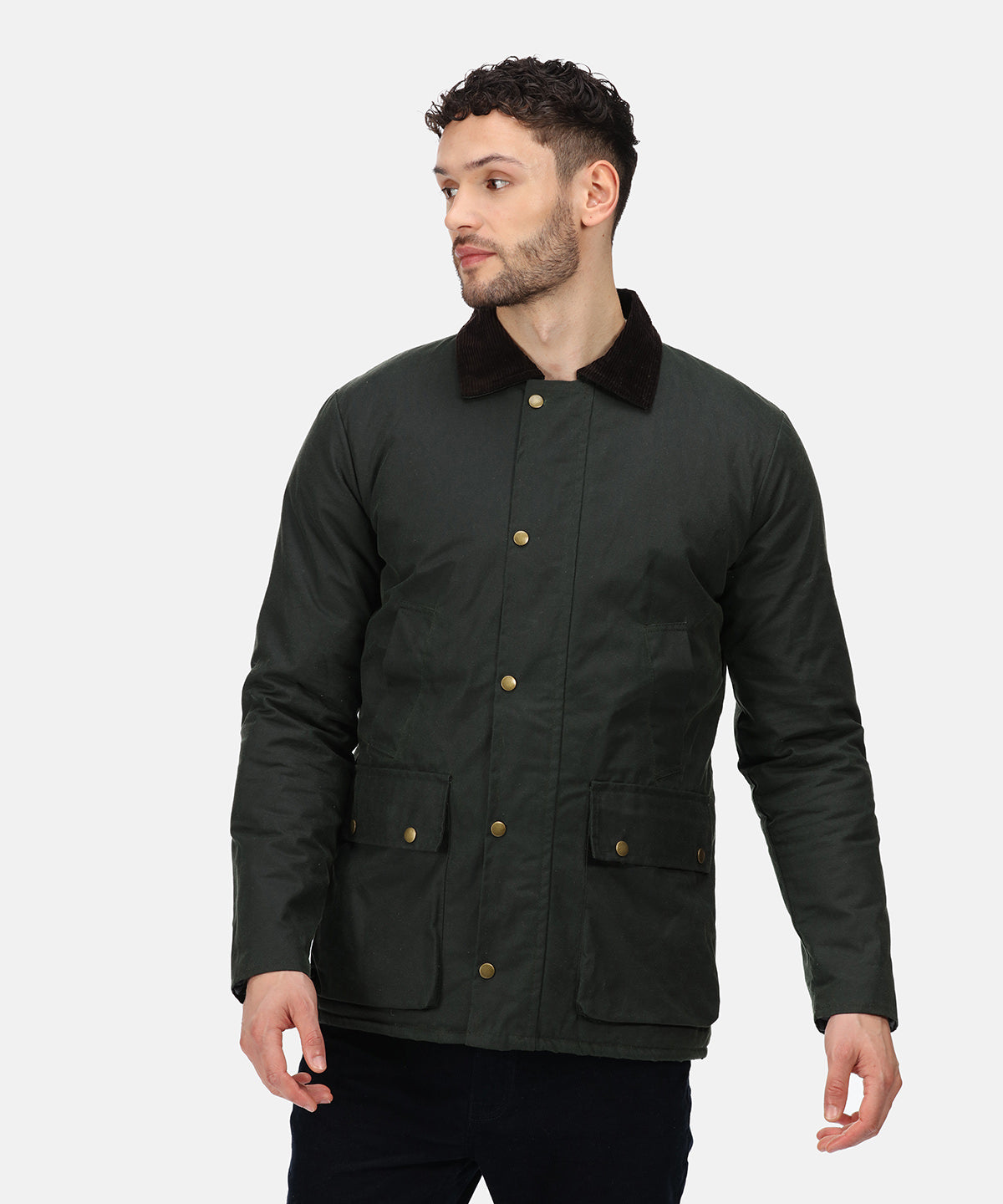 Pensford insulated waxed jacket - Dark Khaki