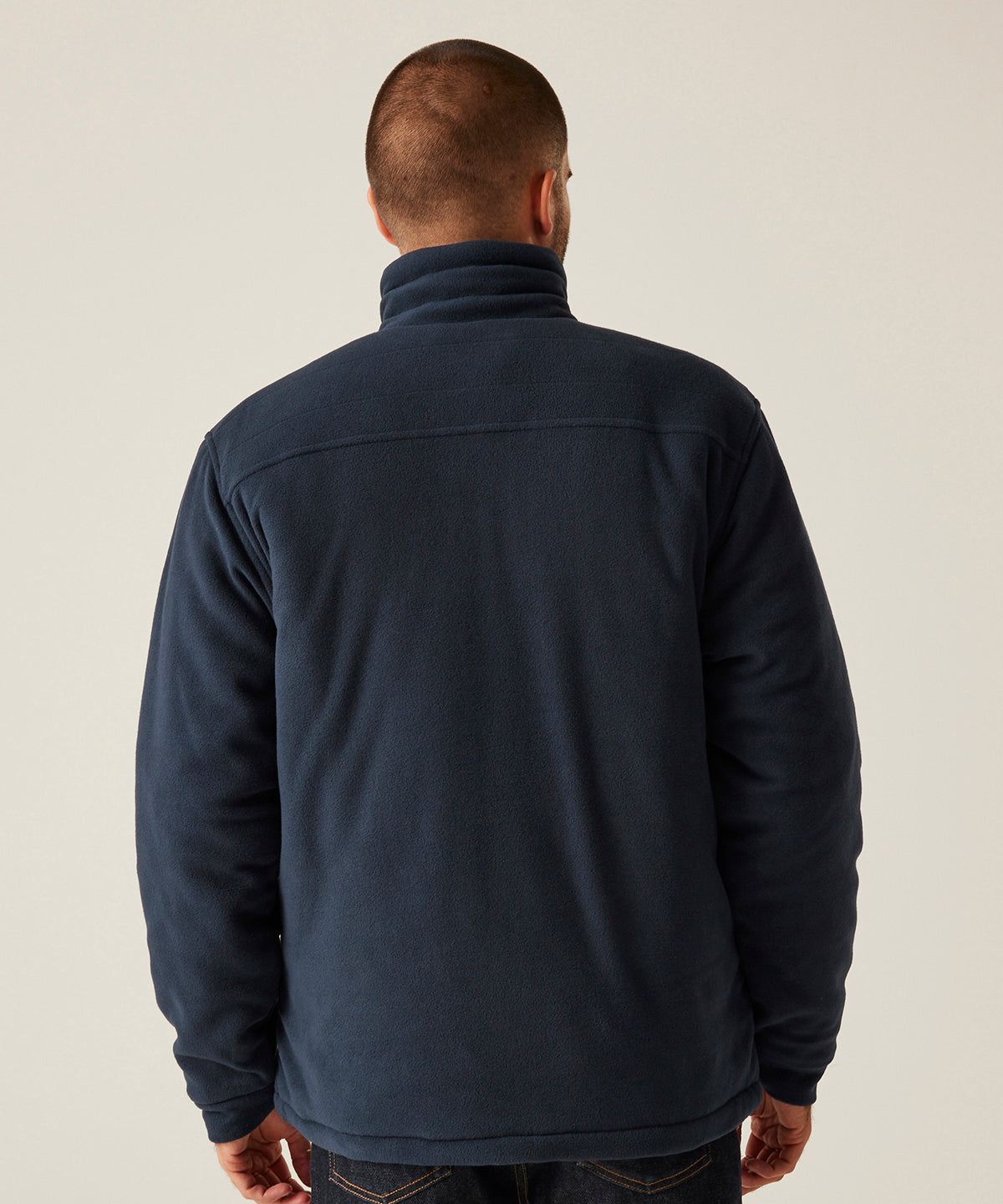 Asgard II quilted fleece - Dark Navy