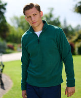 Zip-neck microfleece