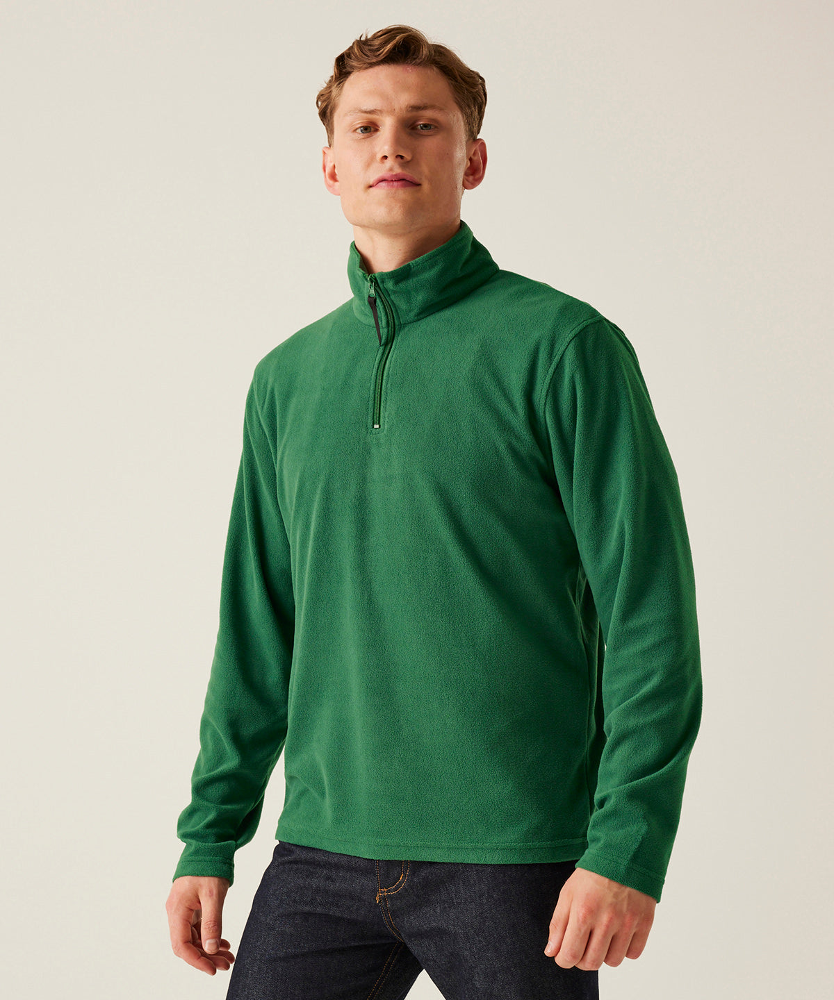 Zip-neck microfleece - Oxford