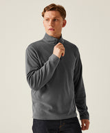 Zip-neck microfleece - Black