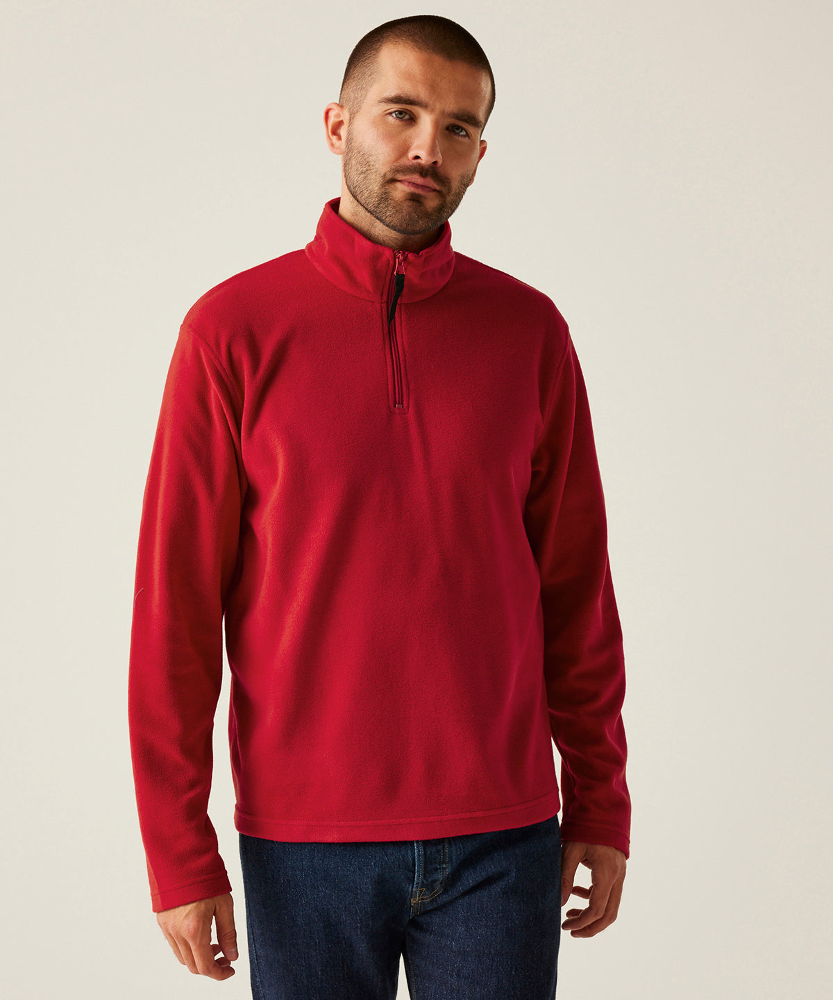 Zip-neck microfleece - Oxford