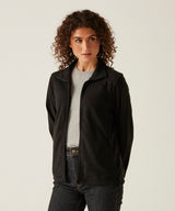 Women's full-zip microfleece - Black