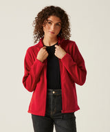 Women's full-zip microfleece - Classic Red