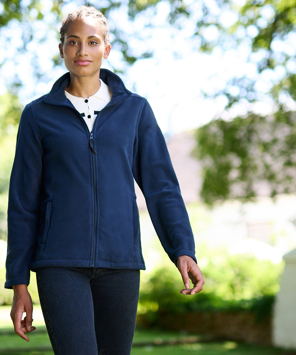 Women's full-zip microfleece