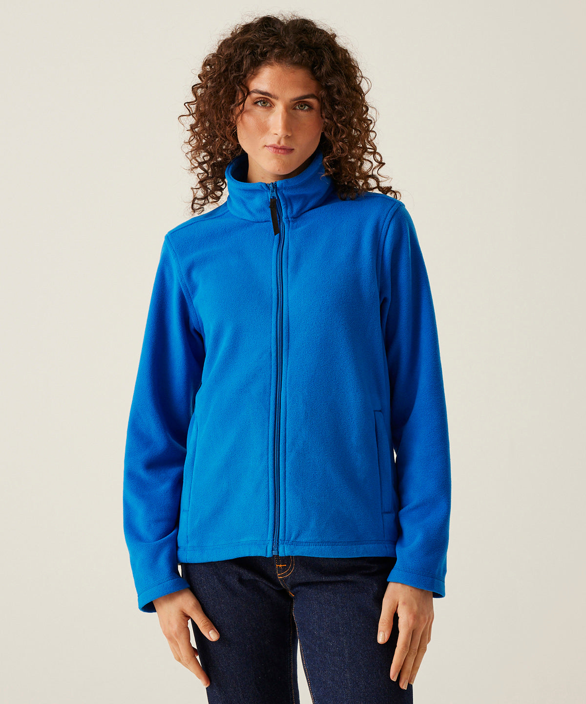 Women's full-zip microfleece - Classic Red